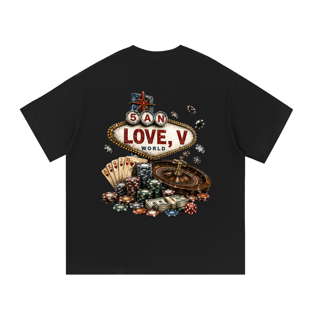 GAMBLE OF LOVE - Cotton T-Shirt
