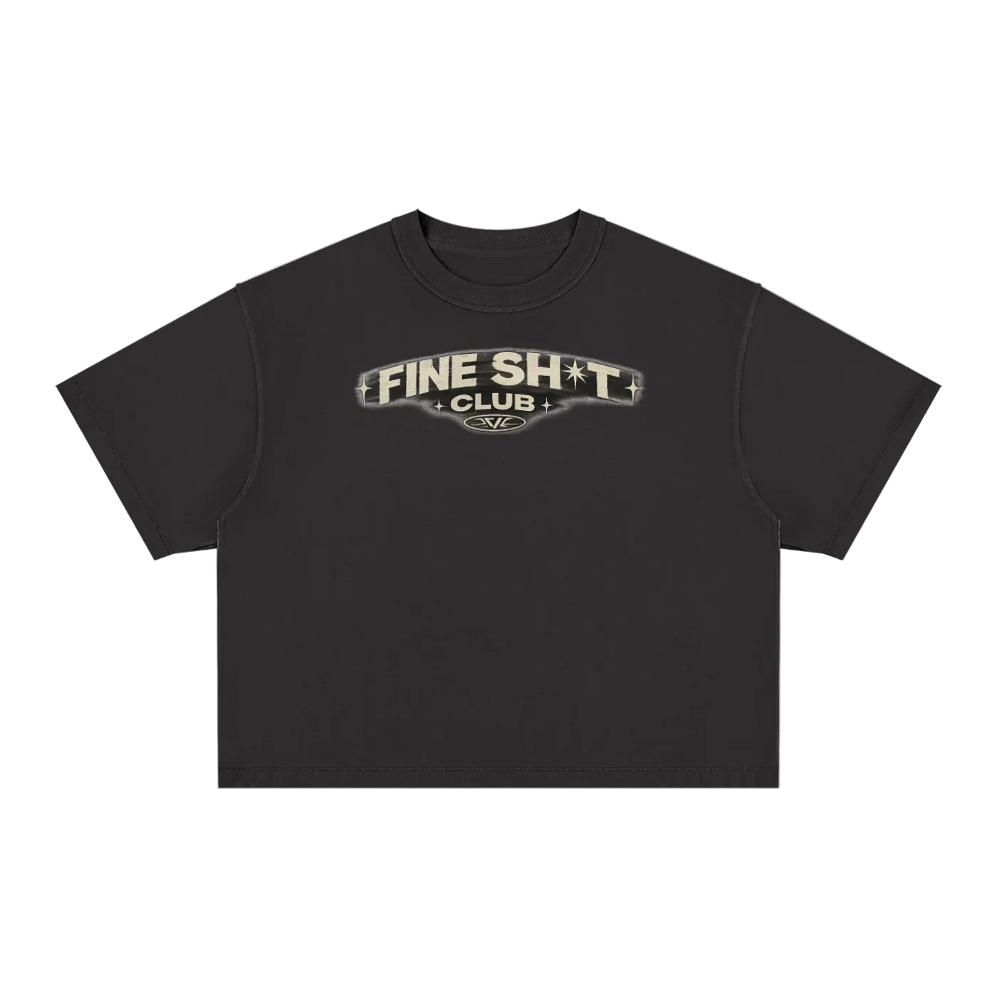 FINE SH*T CLUB - Unisex Vintage Wash Boxy T-Shirt