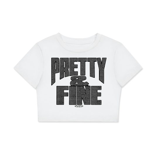 PRETTY AND FINE "CROP TOP"