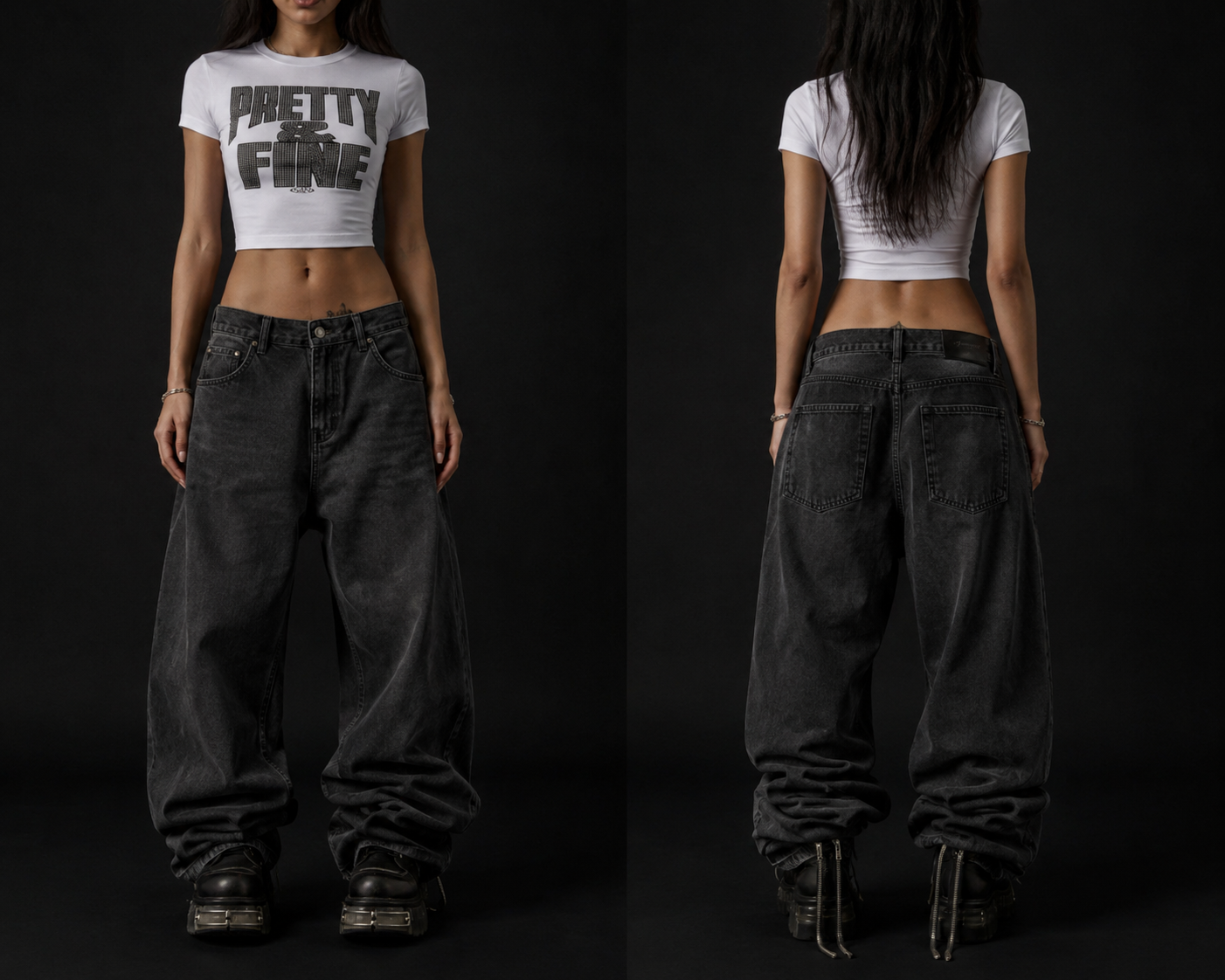 PRETTY AND FINE - Crop Top