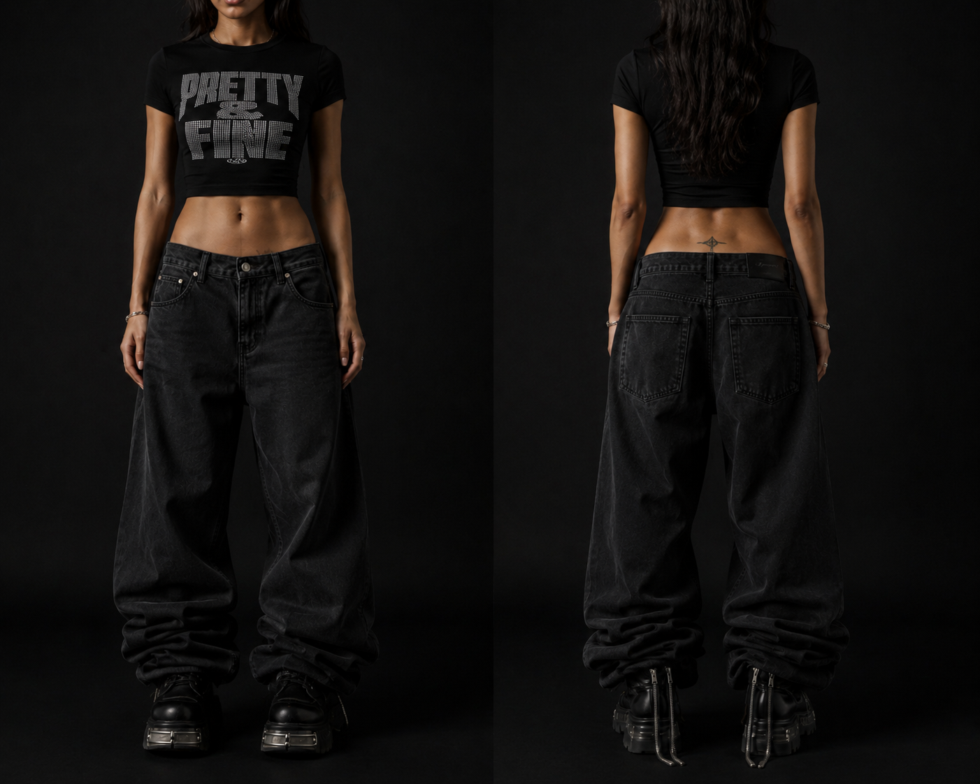 PRETTY AND FINE - Crop Top