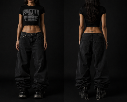 PRETTY AND FINE - Crop Top