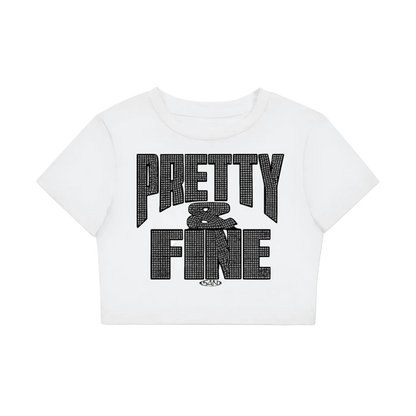 PRETTY AND FINE - Crop Top