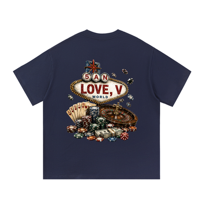 GAMBLE OF LOVE - Cotton T-Shirt
