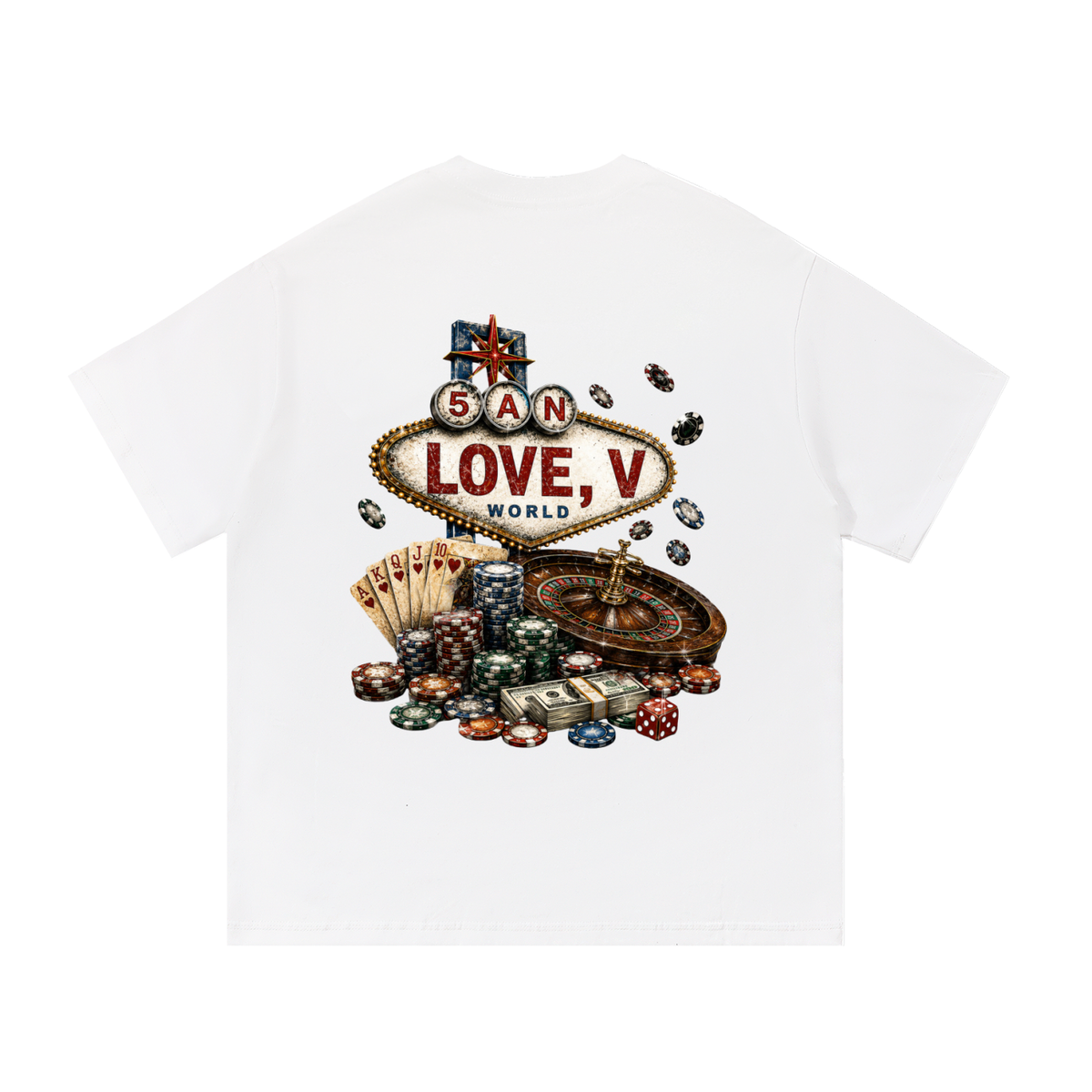 GAMBLE OF LOVE - Cotton T-Shirt